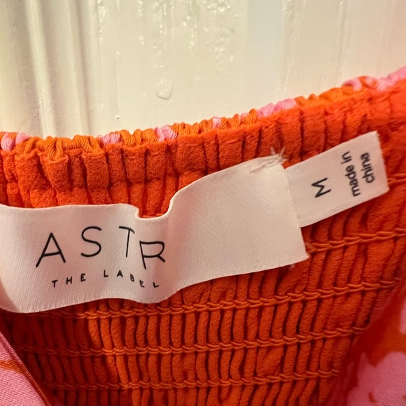 Floral Cut-Out Maxi Dress - Orange and Pink - Picture 7 of 10